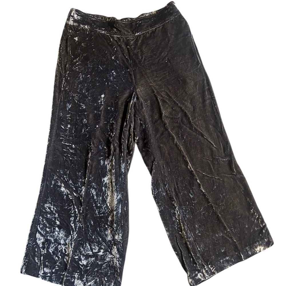 Beautiful Madewell Brown Charcoal Velvet Trousers - Picture 2 of 4